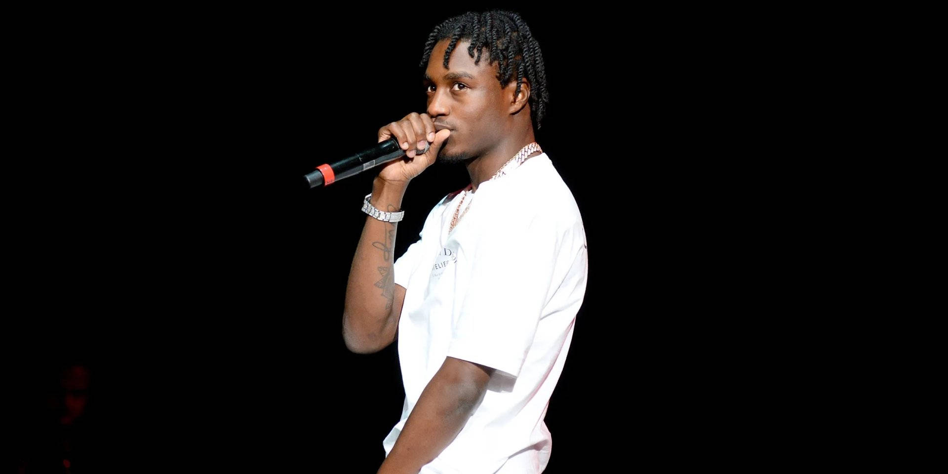 Lil Tjay, New Jersey, stage, Full HD Desktop Wallpaper