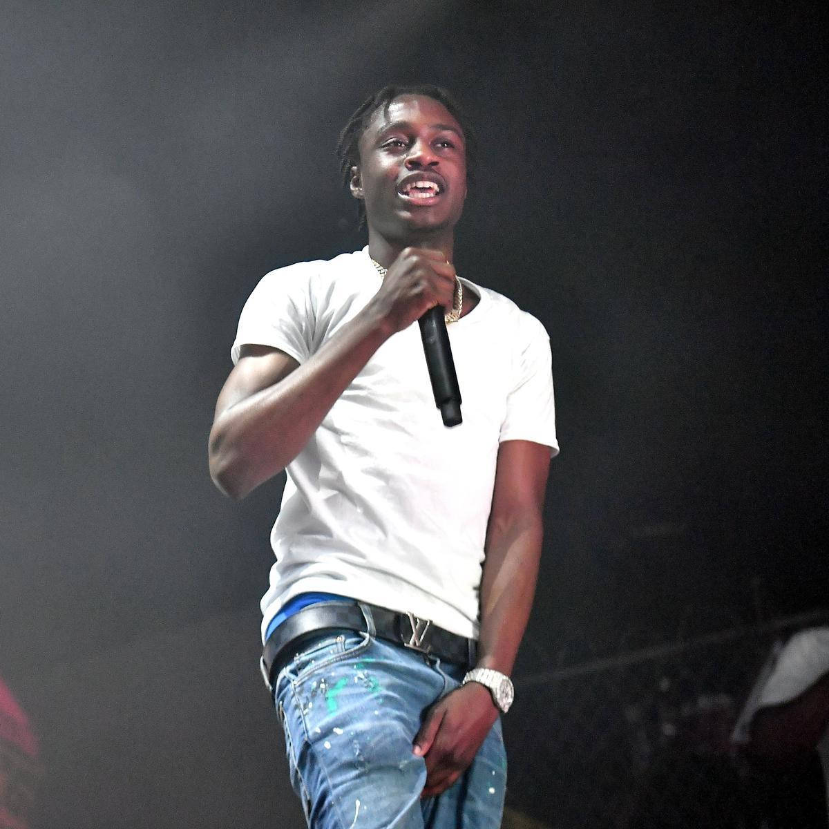 Lil Tjay, concert tour, stage lights, SD Desktop Wallpaper