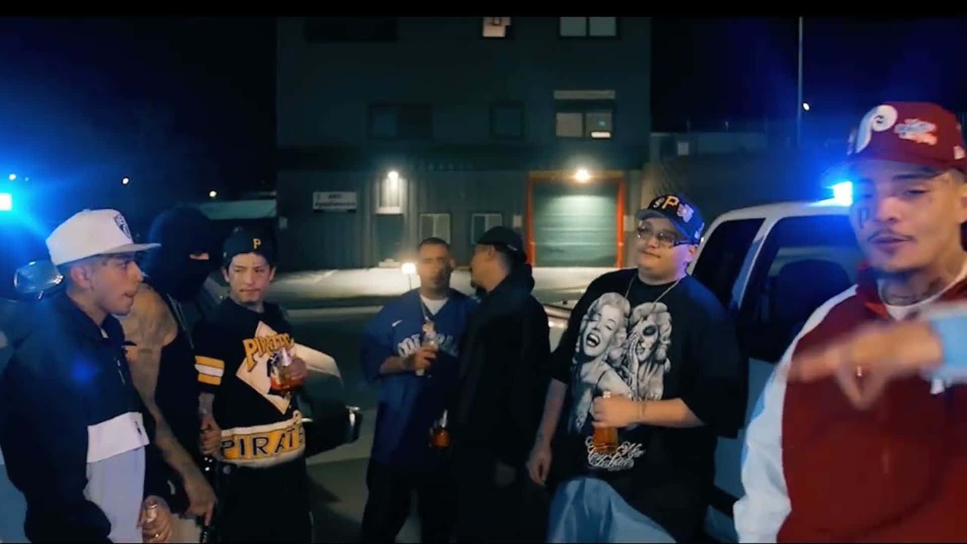 Lil Travieso, nighttime crew, urban streetwear, Full HD Desktop Wallpaper