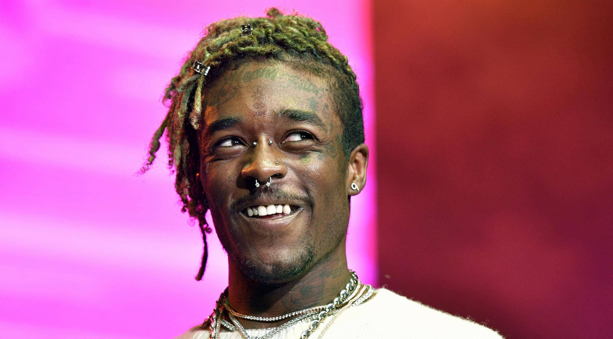 Lil Uzi Vert, green dreadlocks, multiple piercings, Full HD Desktop Wallpaper