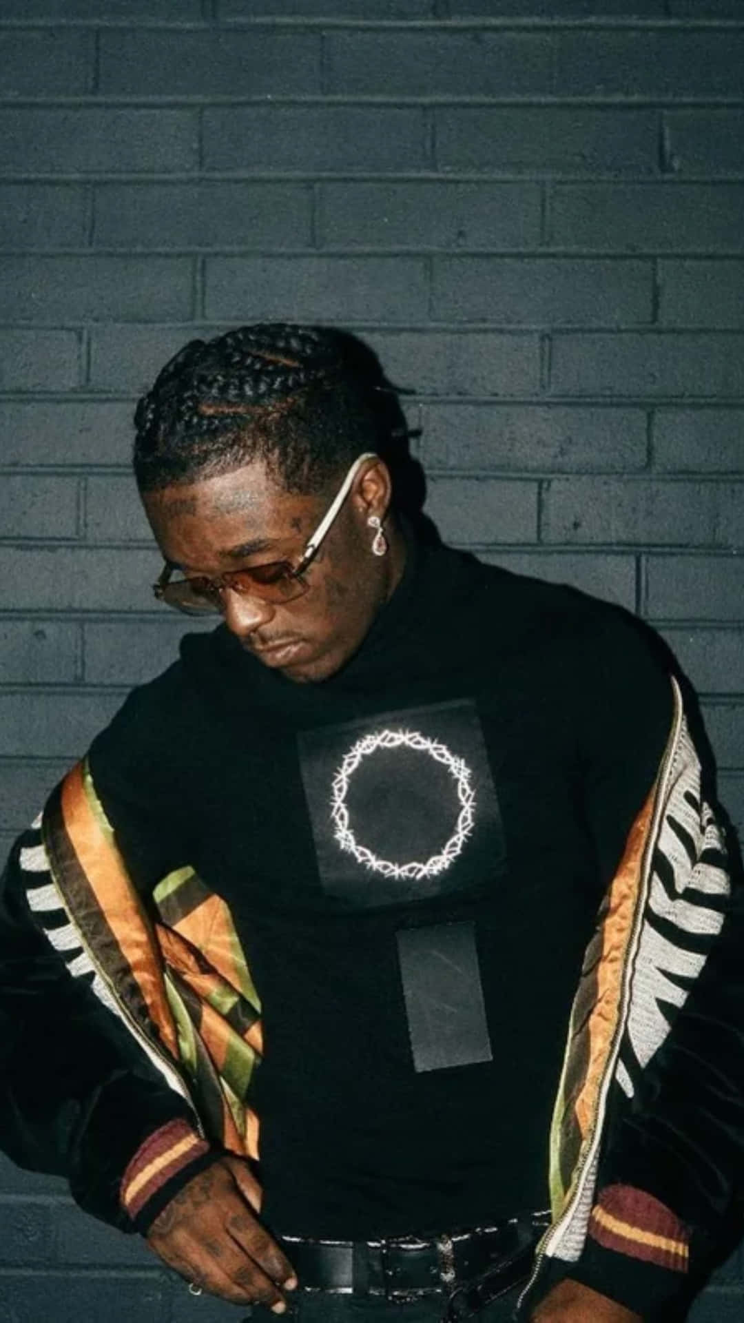 Lil Uzi Vert, brick wall, black hoodie, Full HD Phone Wallpaper