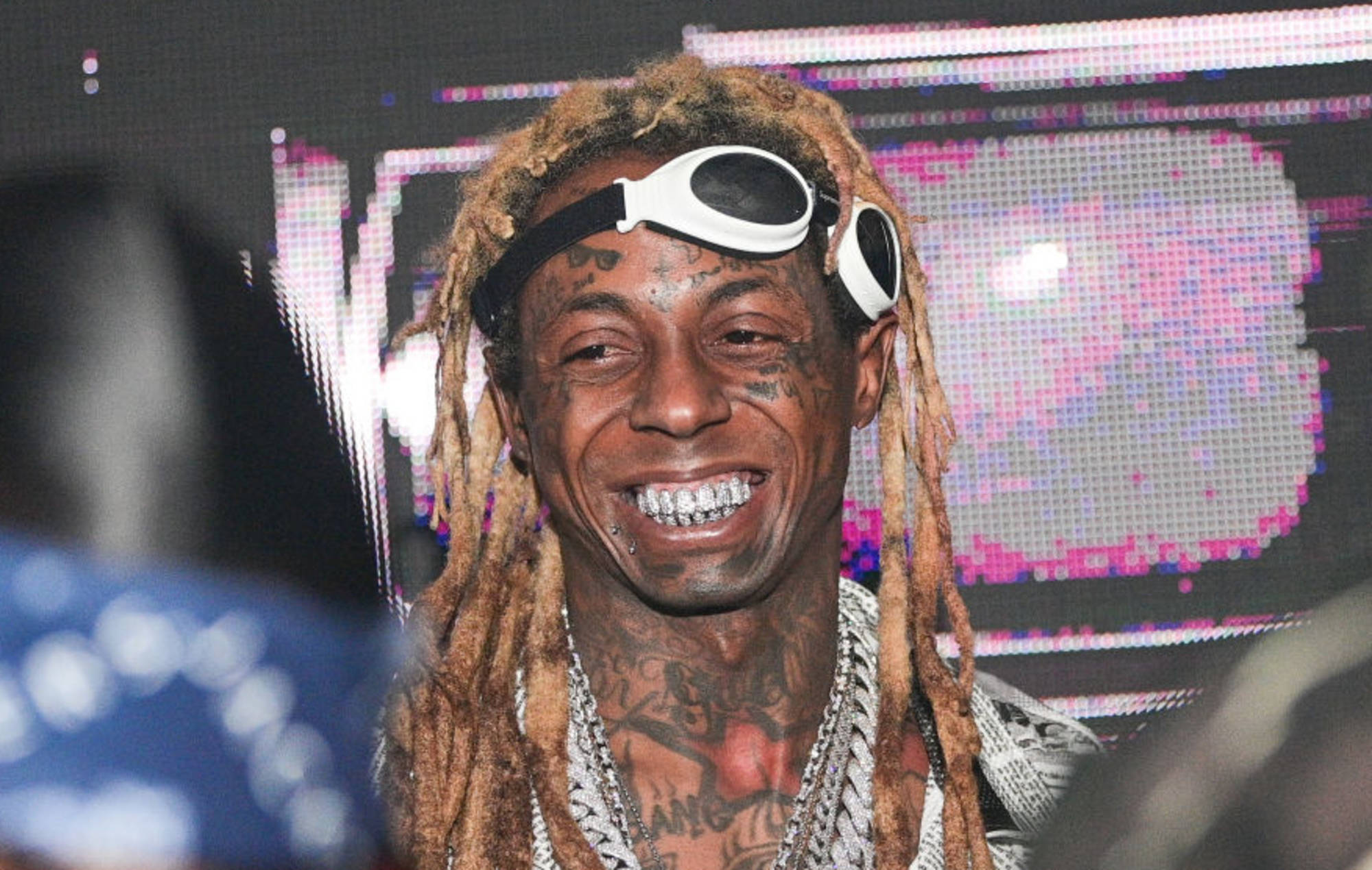 Lil Wayne, goggles, dreadlocks, Full HD Desktop Wallpaper