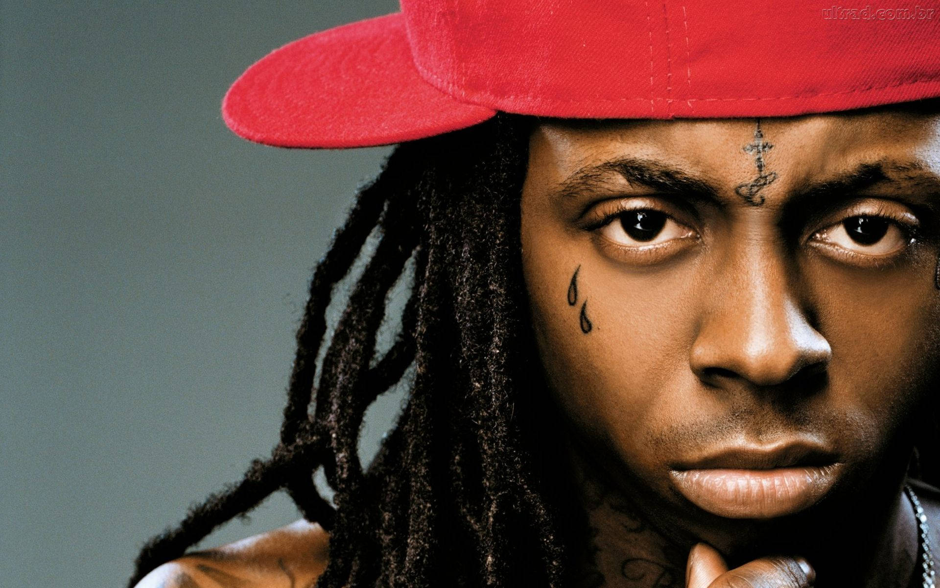 Lil Wayne, dreadlocks, red cap, Full HD Desktop Wallpaper