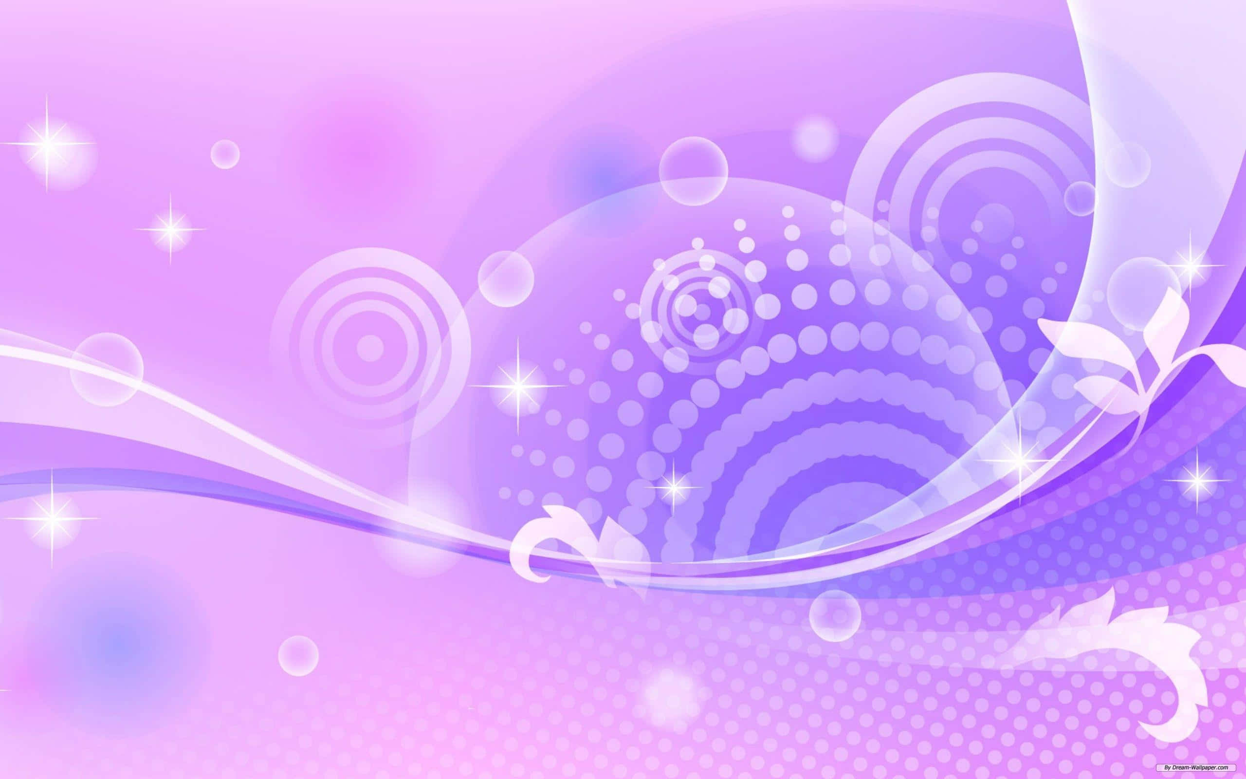 Lilac Color, vibrant purple, swirling white lines, 2K Desktop Wallpaper