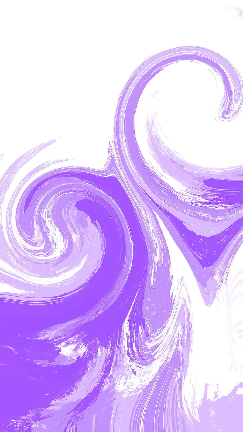 lilac color, vibrant swirling purple, white abstract brushstrokes, HD Phone Wallpaper
