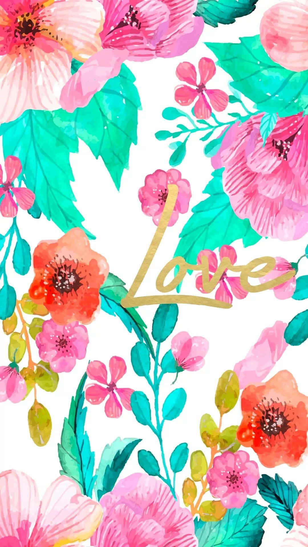 Lilly Pulitzer iPhone, Love, gold script, Full HD Phone Wallpaper