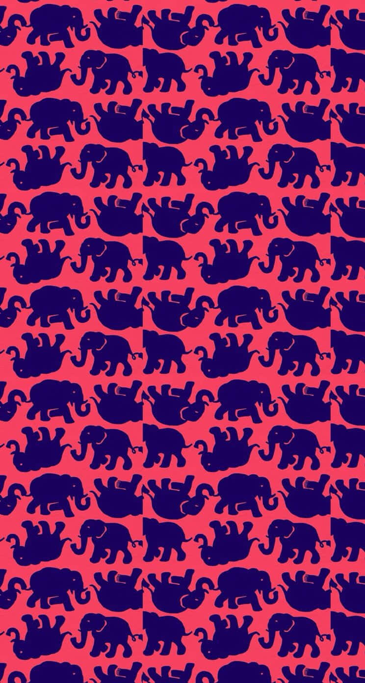 Lilly Pulitzer, iPhone, vibrant pink background, HD Phone Wallpaper
