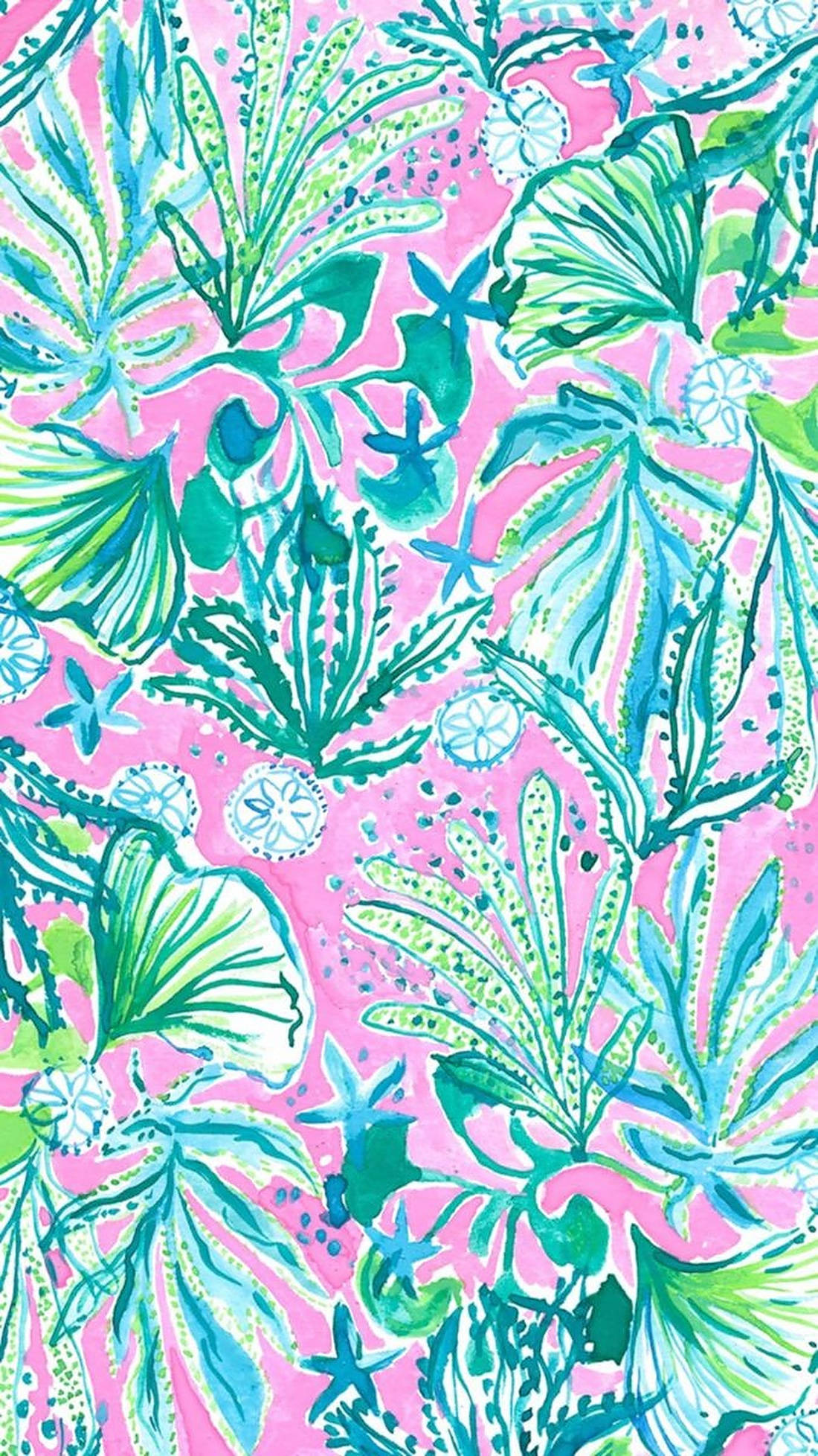 Lilly Pulitzer, summer print, vibrant pink, Full HD Phone Wallpaper