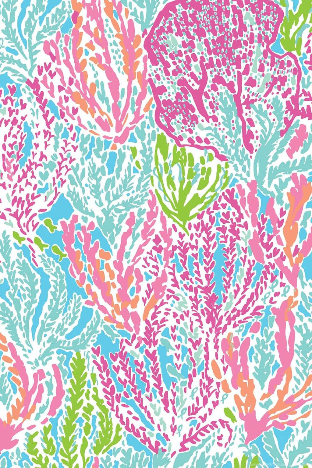 Lilly Pulitzer iPhone, coral reef pattern, pink, HD Phone Wallpaper