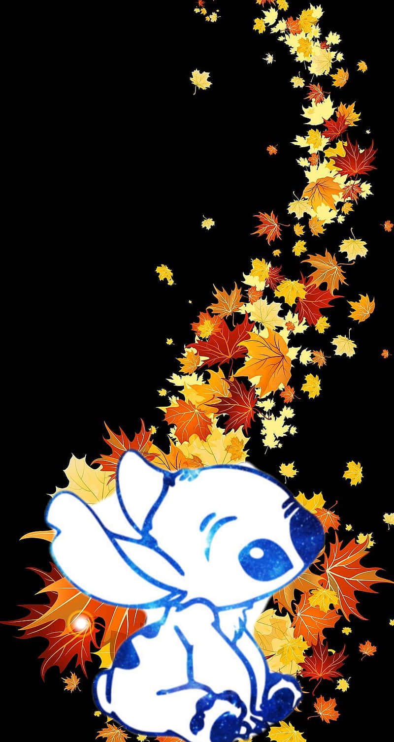 Lilo and Stitch, Halloween, blue cartoon alien, HD Phone Wallpaper