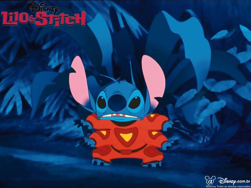 Lilo And Stitch Halloween, Stitch, red suit, SD Desktop Wallpaper
