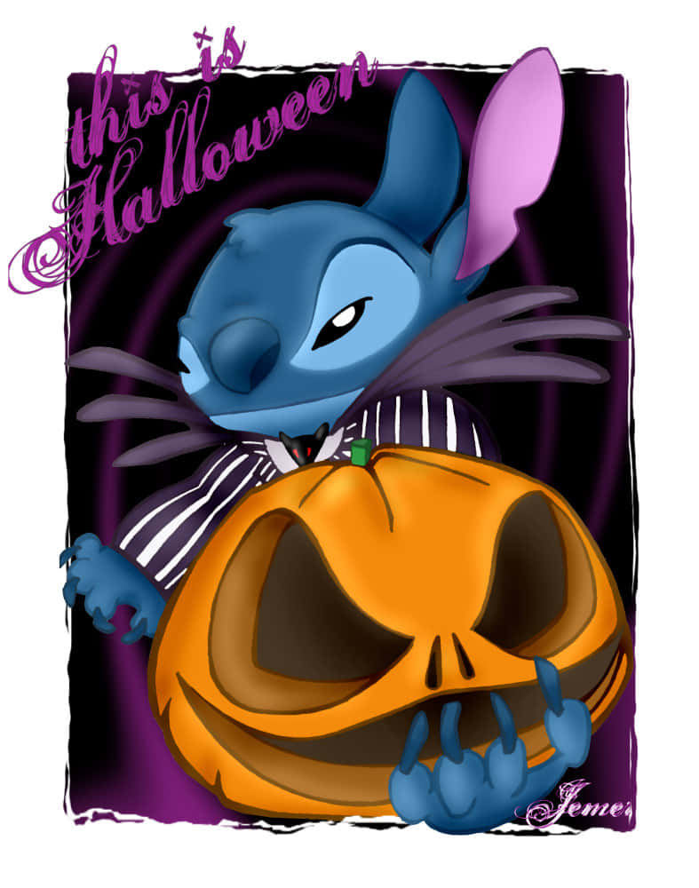 Lilo And Stitch, Stitch, striped shirt, SD Phone Wallpaper