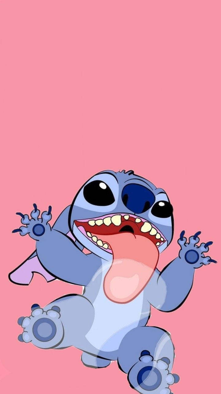 Lilo And Stitch, iPhone, blue cartoon alien, HD Phone Wallpaper