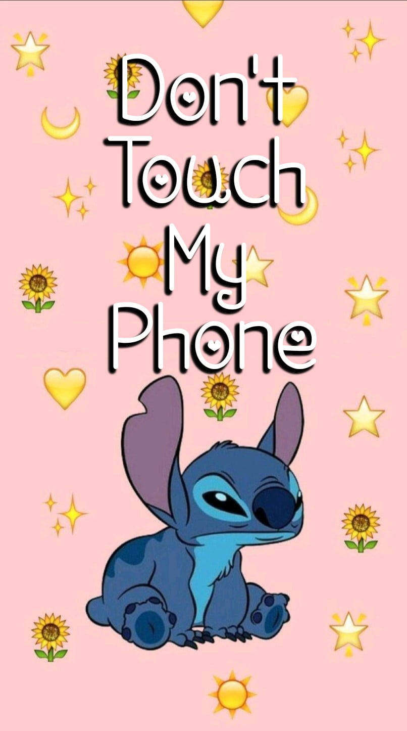 Lilo And Stitch, blue alien character, pink background, HD Phone Wallpaper