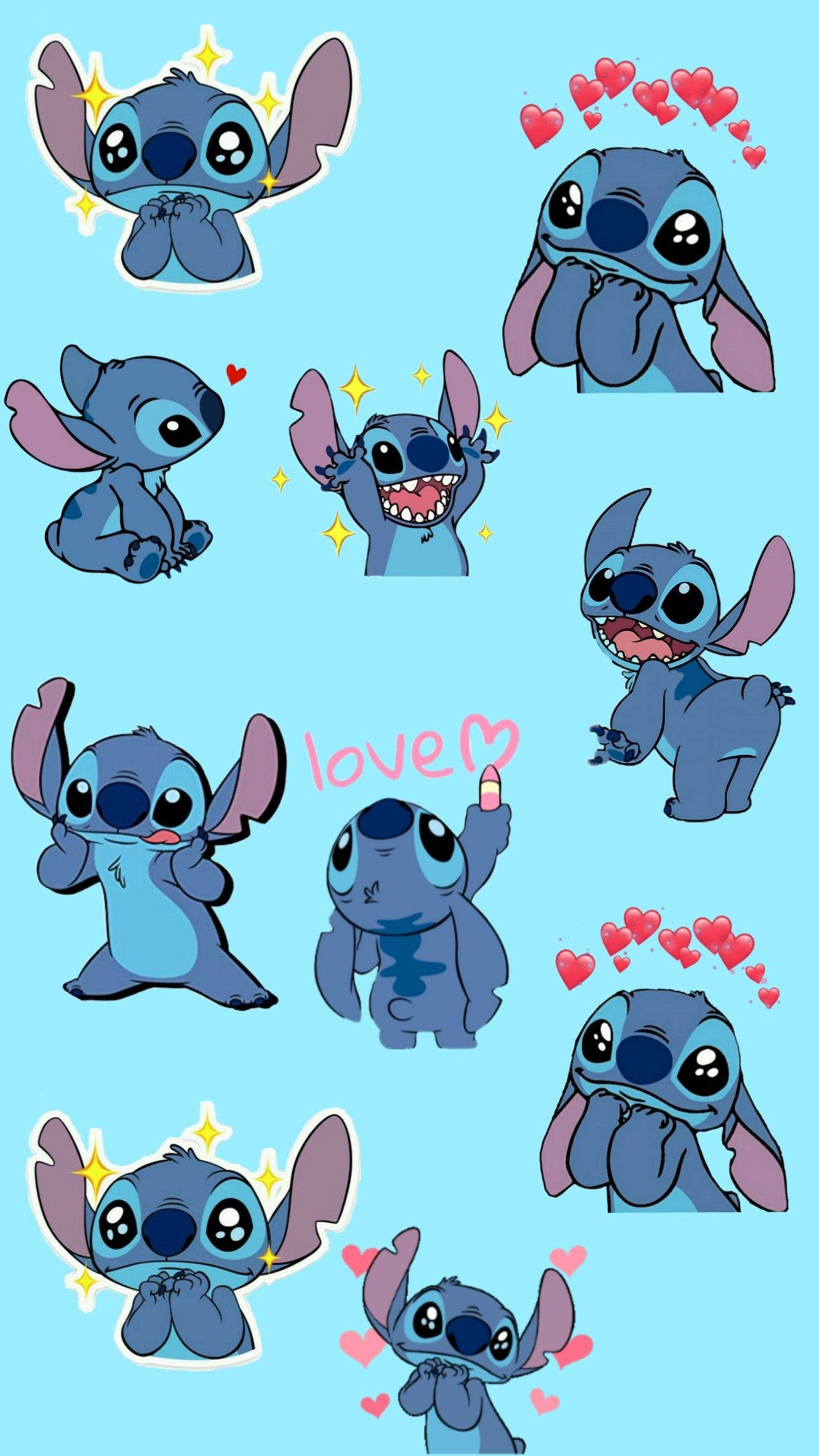 Lilo And Stitch, Stitch, blue alien, Full HD Phone Wallpaper