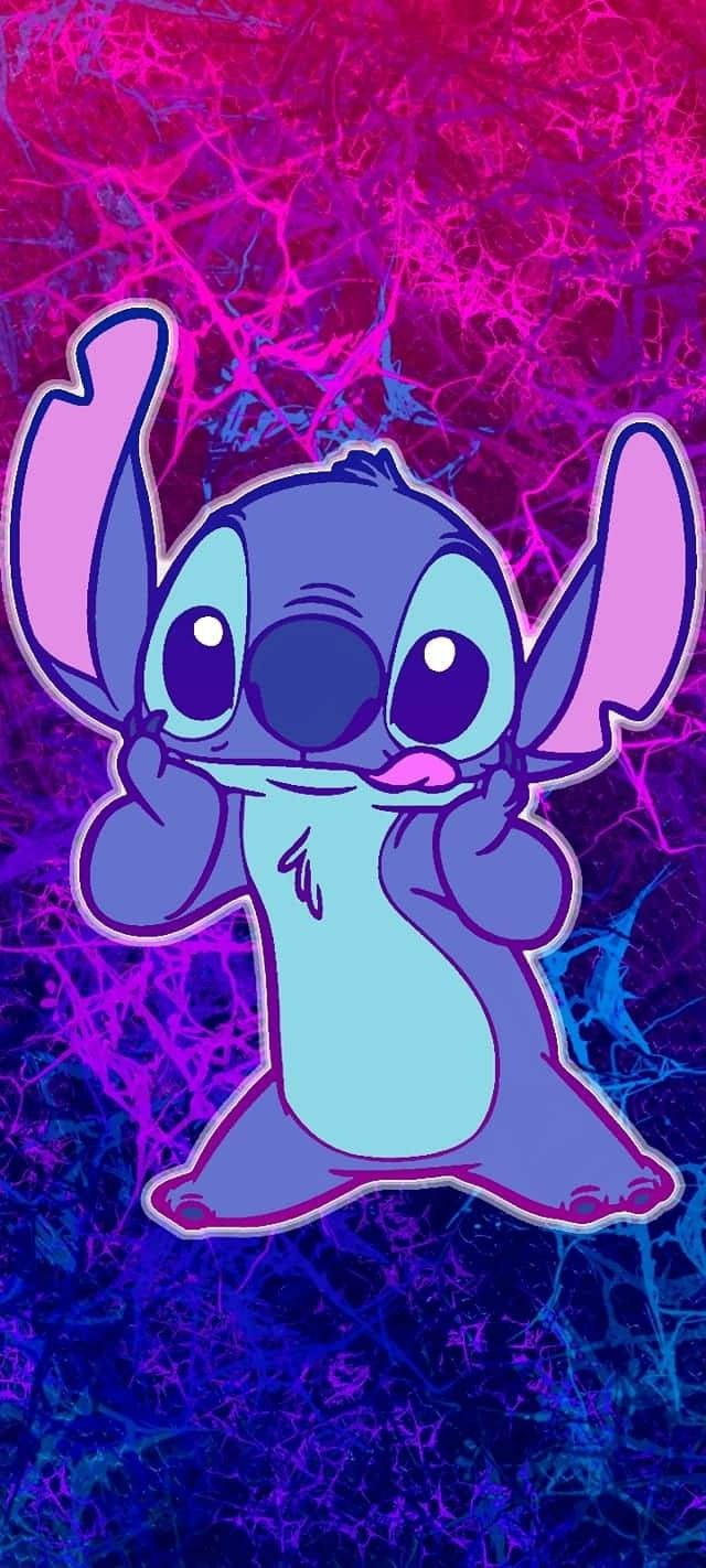 Stitch, Lilo and Stitch, vibrant purple, HD Phone Wallpaper