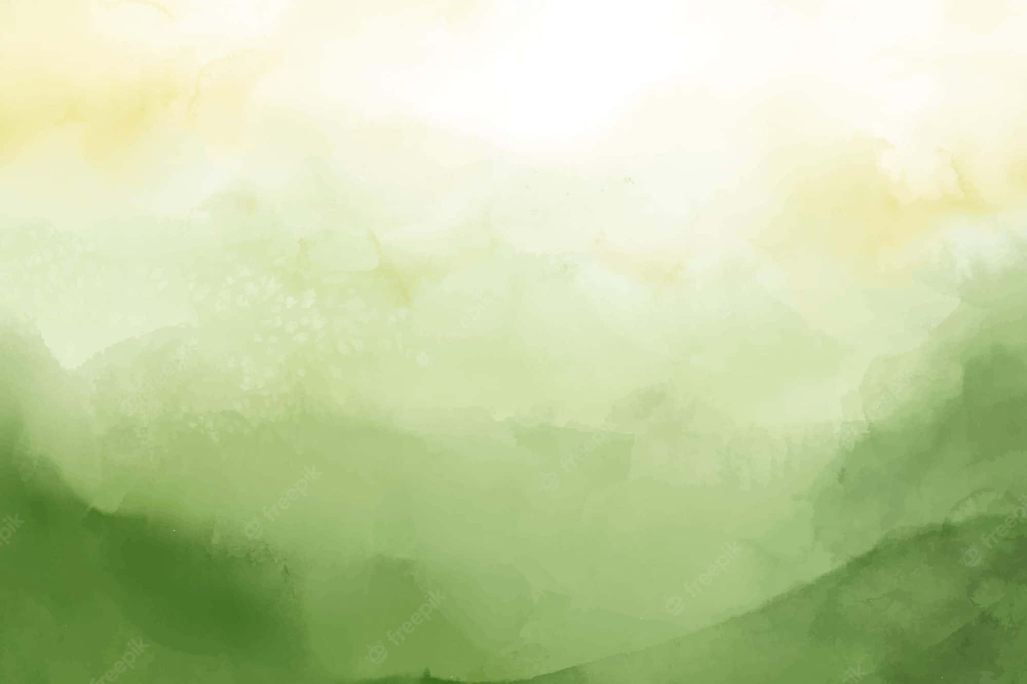 Lime Green Aesthetic, watercolor ombre, pale yellow, Full HD Desktop Wallpaper