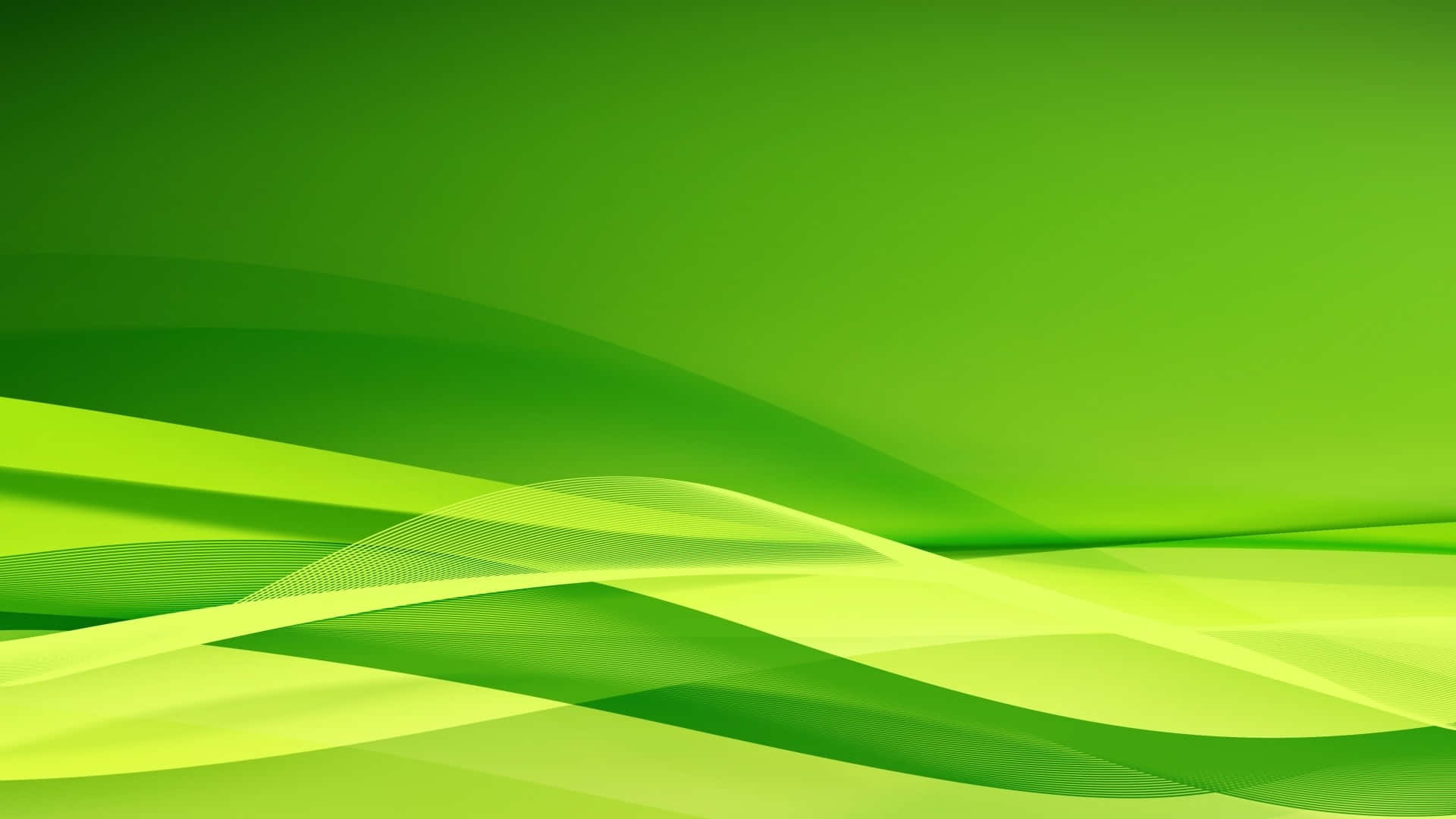 Lime Green, 1920 x 1080, abstract waves, Full HD Desktop Wallpaper