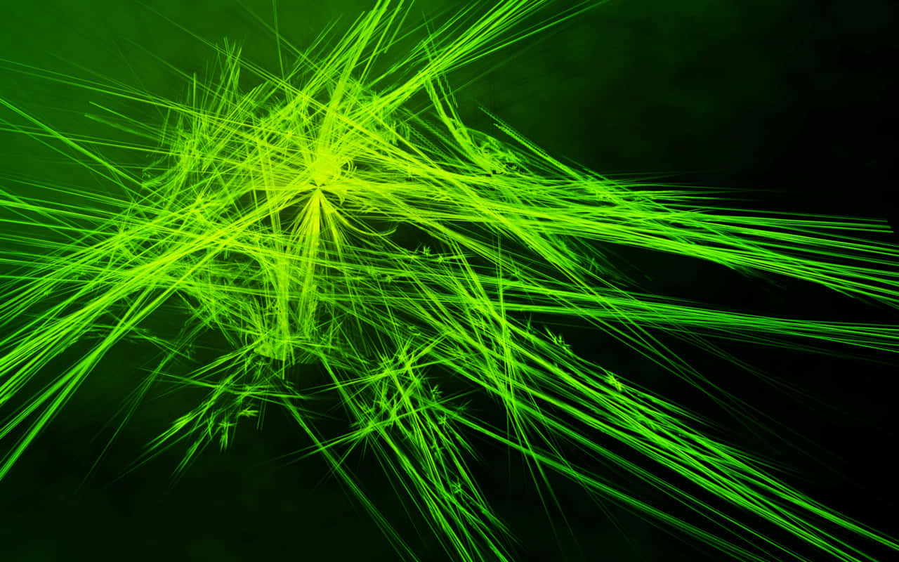 Lime Green, neon green, laser beams, HD Desktop Wallpaper