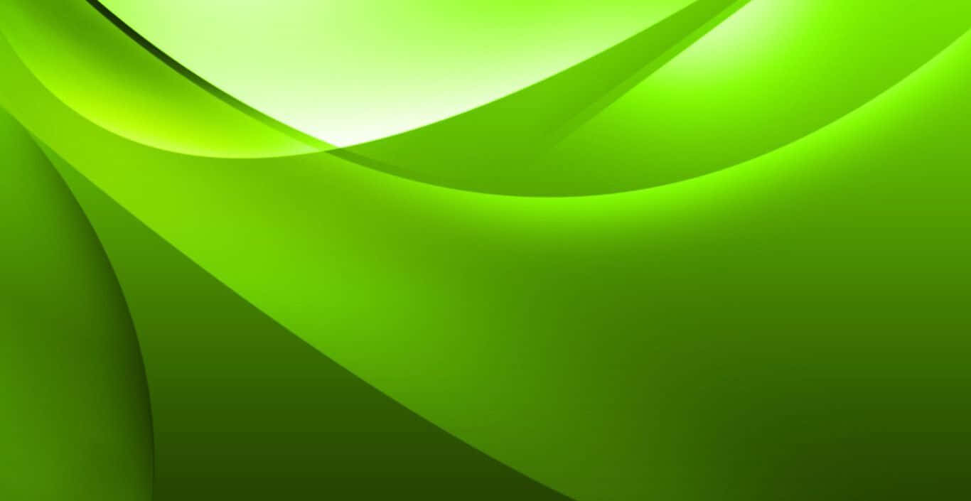 Lime Green, abstract waves, soft gradients, HD Desktop Wallpaper