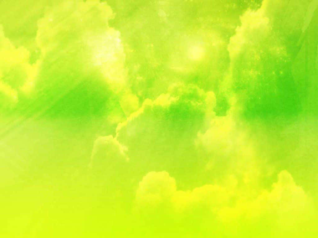 Lime Green, neon green, surreal atmospheric sky, SD Desktop Wallpaper