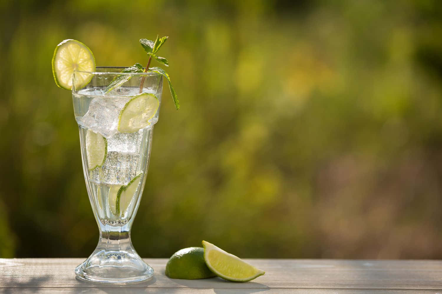 Classic Mojito Cocktail, sparkling lime cocktail, mint, HD Desktop Wallpaper