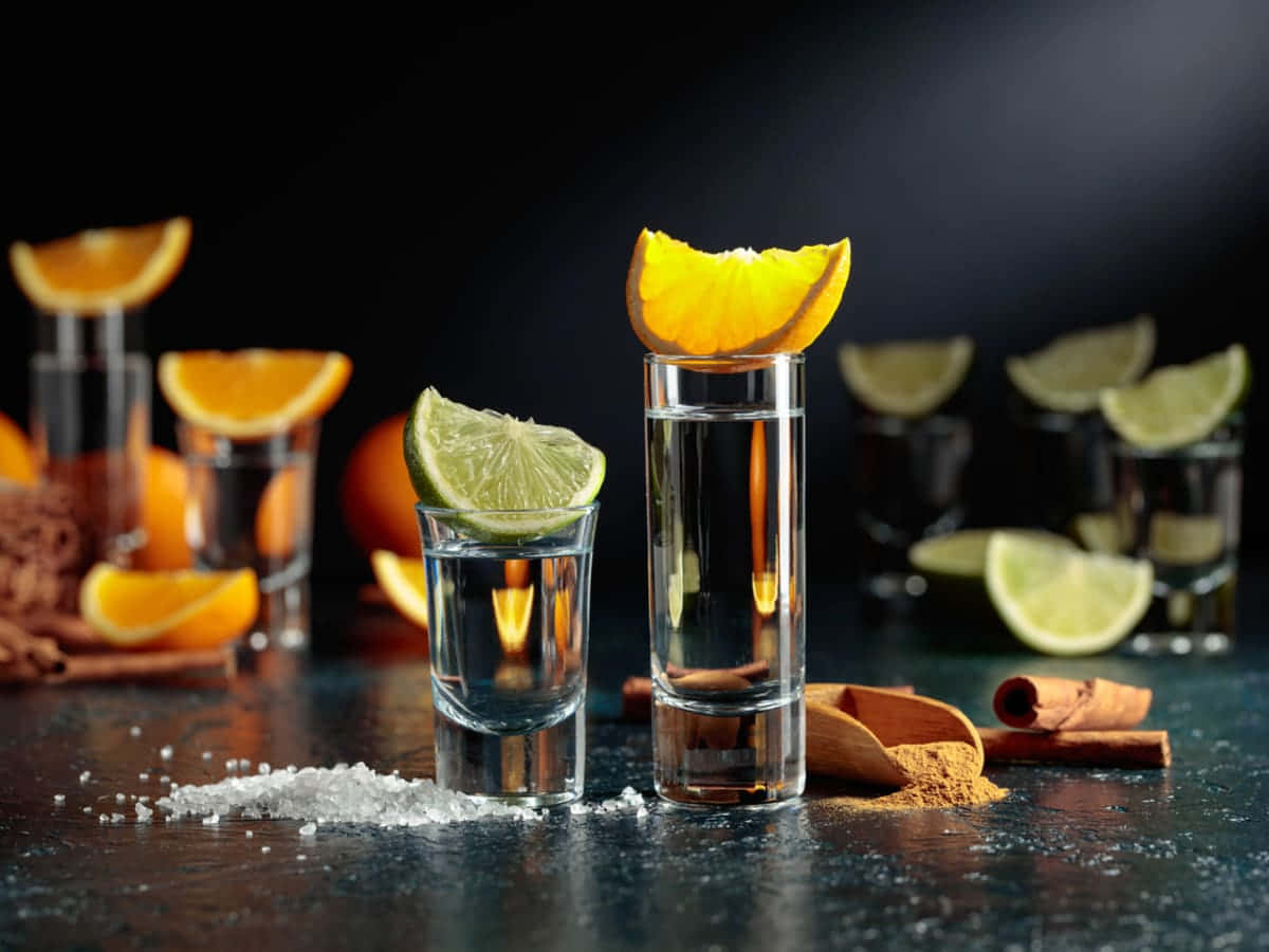Lime, Orange, Cocktail Drinks, SD Desktop Wallpaper