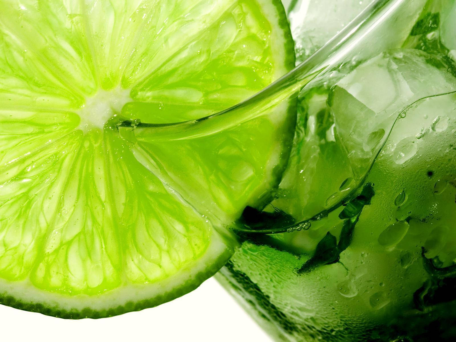 freshly squeezed lime, mint, icy green drink, HD Desktop Wallpaper
