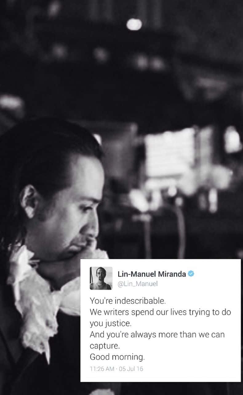 Lin-Manuel Miranda, black and white portrait, profile, HD Phone Wallpaper