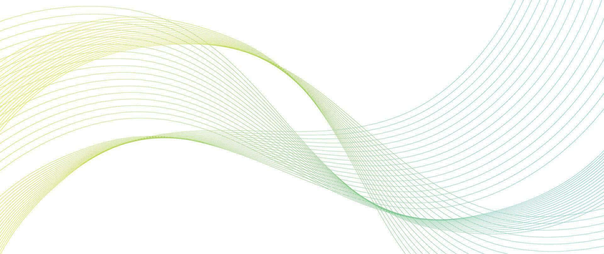 abstract green wave, soft green gradient, flowing lines, Full HD Desktop Wallpaper