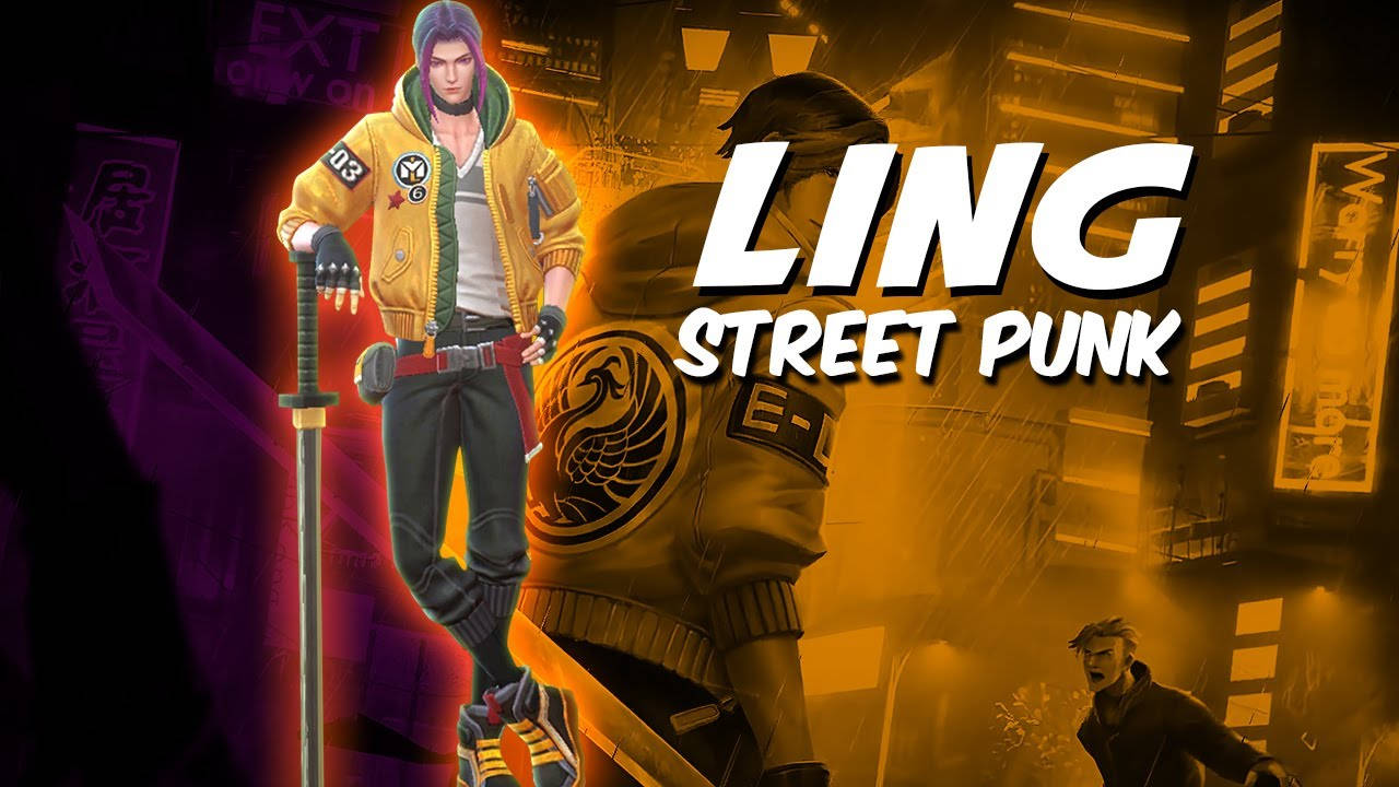 Ling Ml, street punk, yellow jacket, HD Desktop Wallpaper