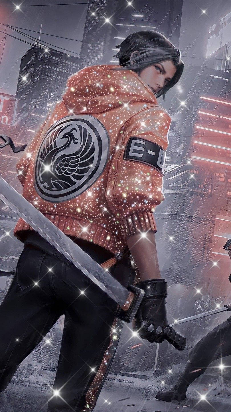 Ling Ml, street punk, sequin jacket, HD Phone Wallpaper