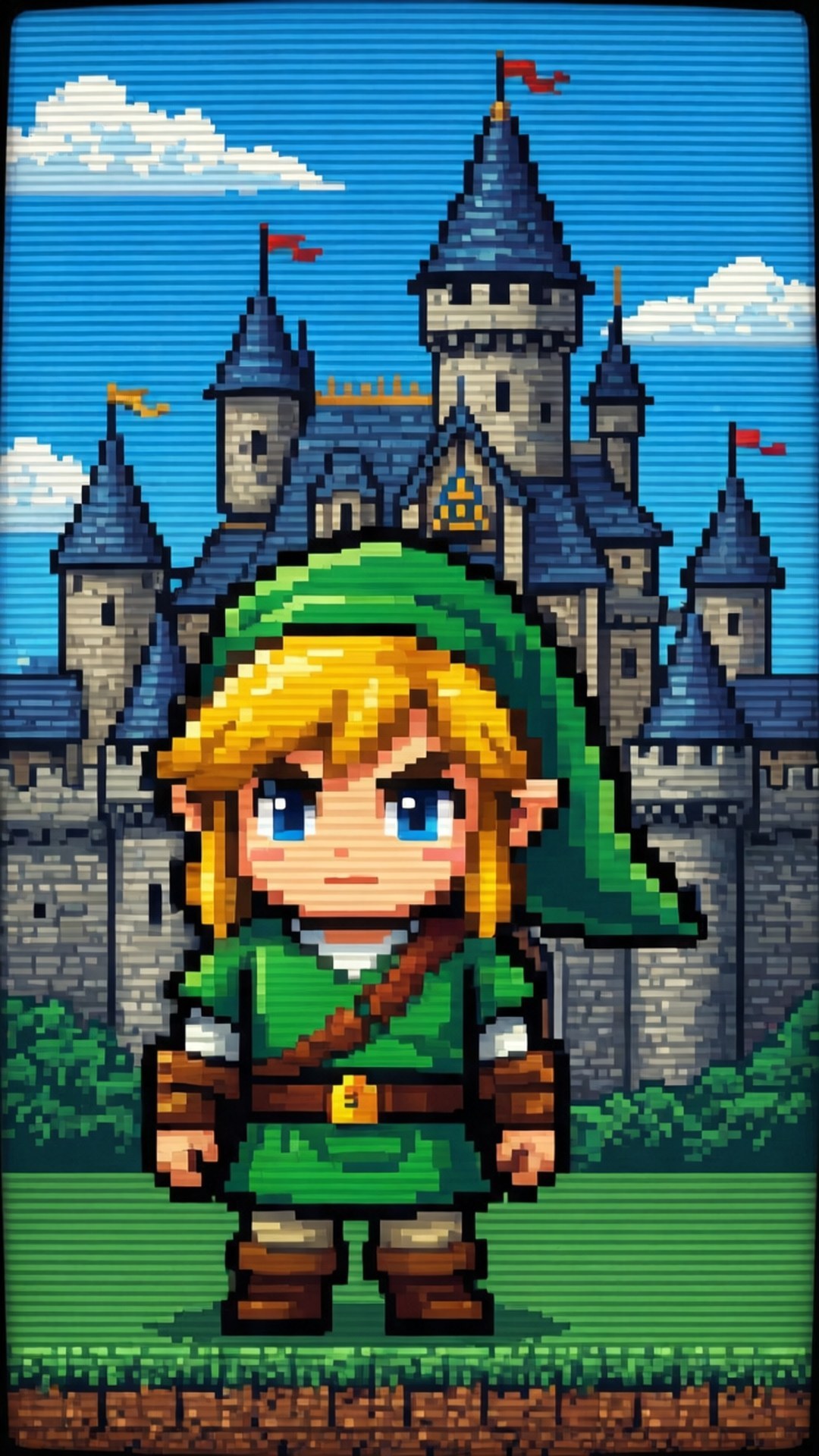 Link, green tunic, hat, Full HD Phone Wallpaper