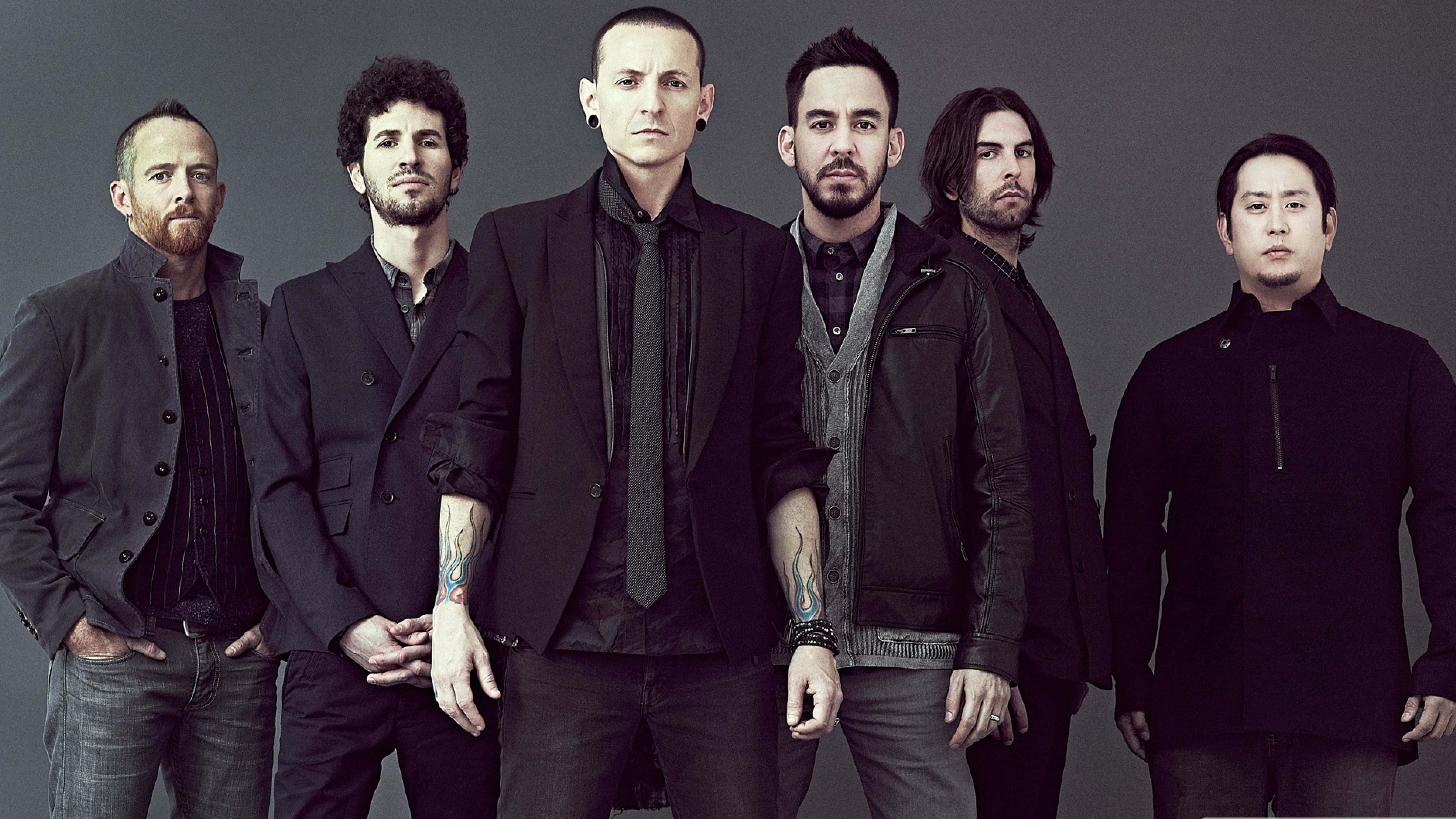 Linkin Park, 4K, dark clothing, 8K Desktop Wallpaper