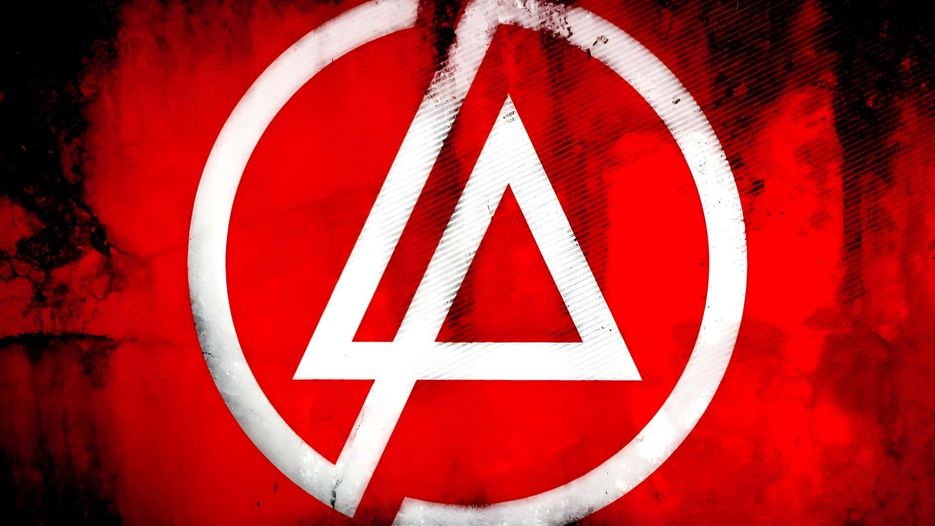 Linkin Park, anarchist symbol, triangle, Full HD Desktop Wallpaper