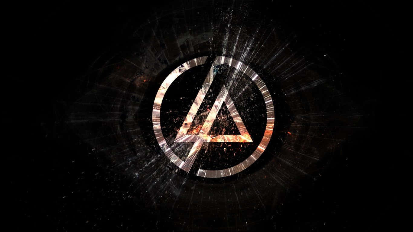 Linkin Park, metallic triangle, circle, HD Desktop Wallpaper