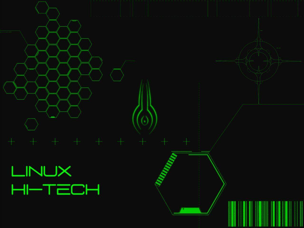 neon green, dark digital interface, glowing green hexagons, HD Desktop Wallpaper