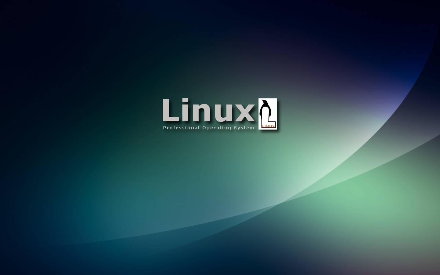 Linux, deep blue, teal, HD Desktop Wallpaper