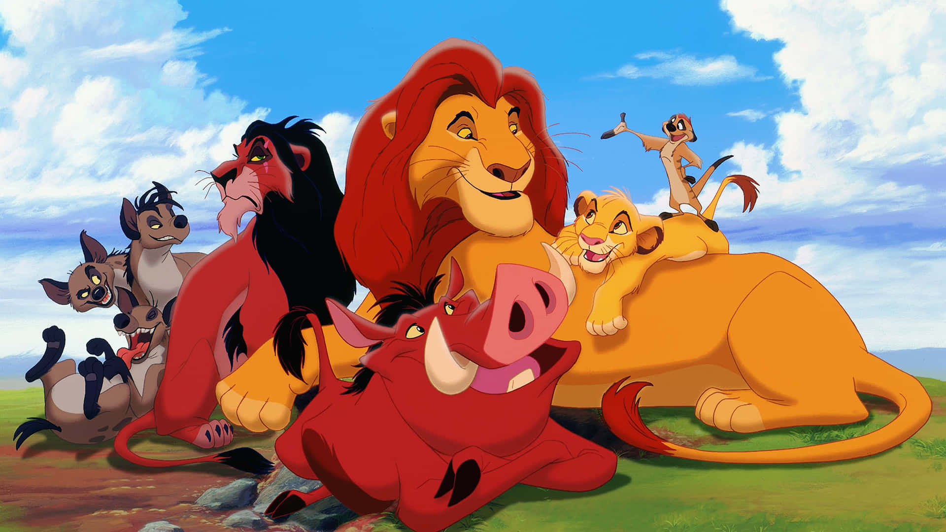 Lion King Scar, Scar, animated lions, Full HD Desktop Wallpaper