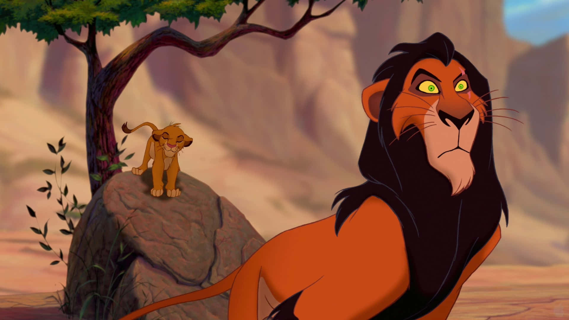 Lion King, Scar, African savanna, Full HD Desktop Wallpaper