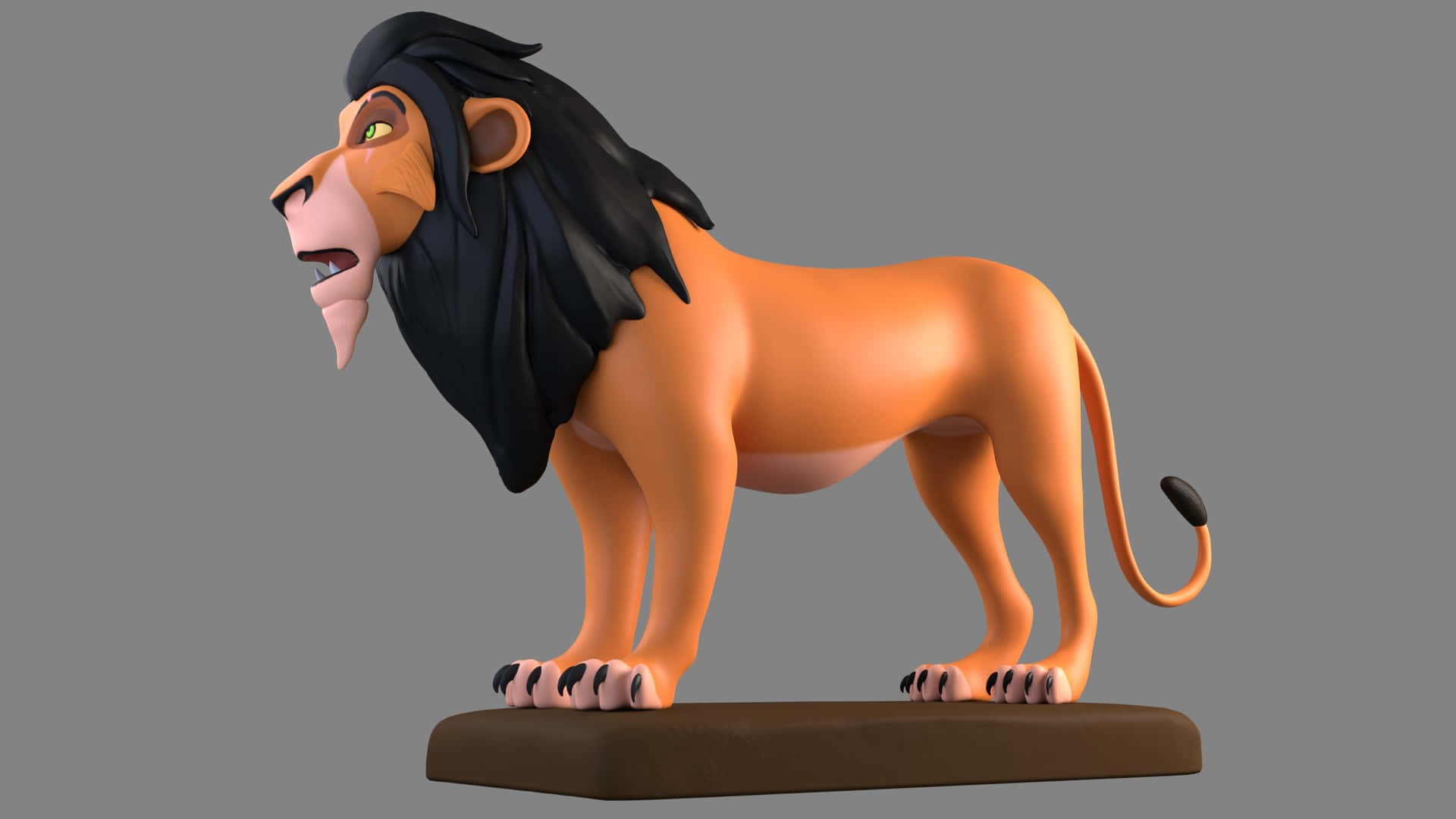 Lion King, Scar, black mane, Full HD Desktop Wallpaper