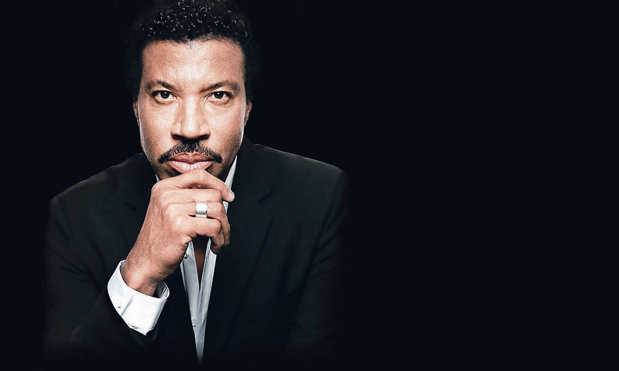 Lionel Richie, black suit, white shirt, Full HD Desktop Wallpaper