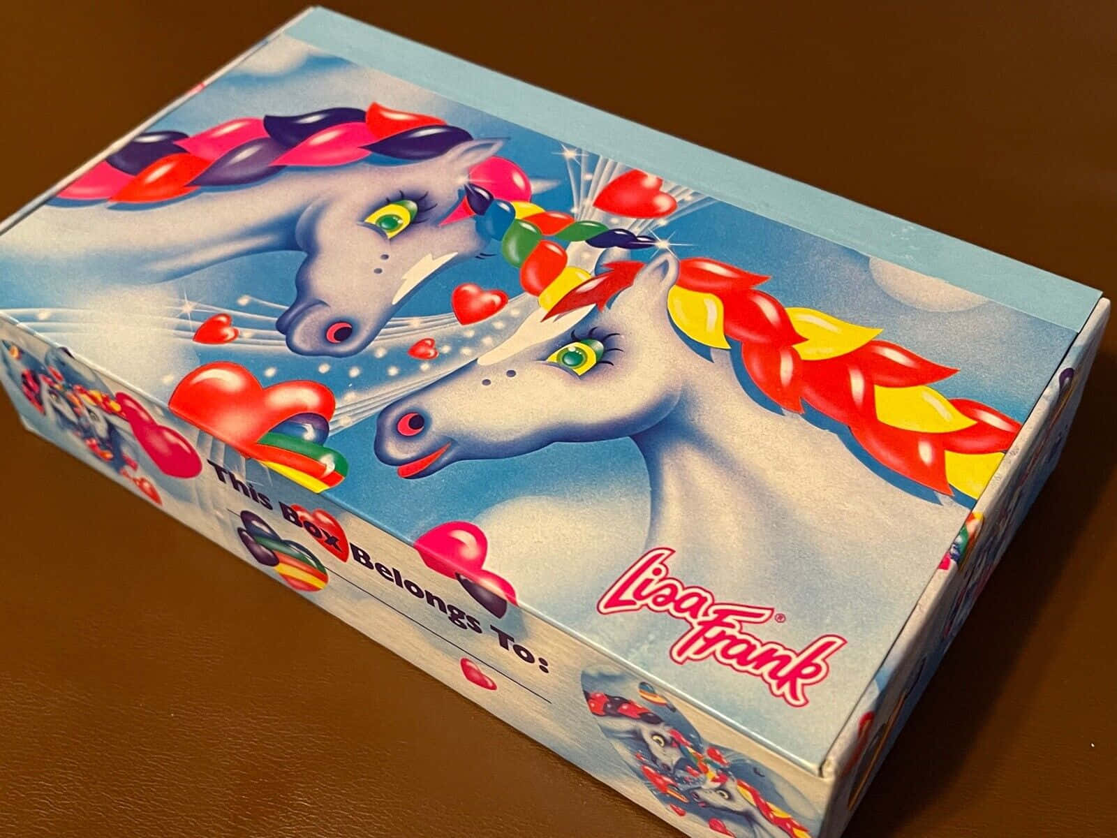 Lisa Frank, unicorn, rainbow manes, HD Desktop Wallpaper