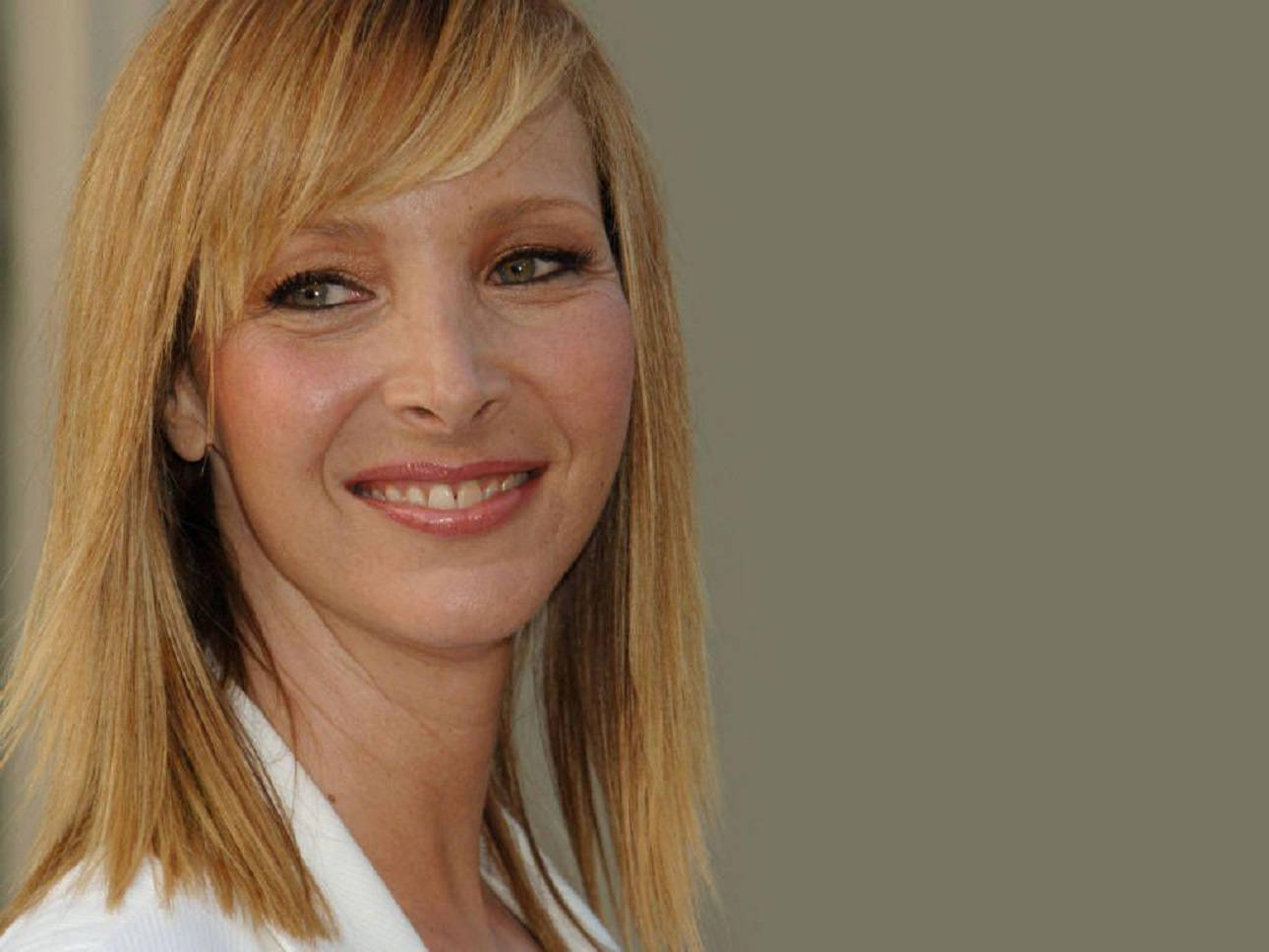 Lisa Kudrow, blonde hair, warm eyes, HD Desktop Wallpaper