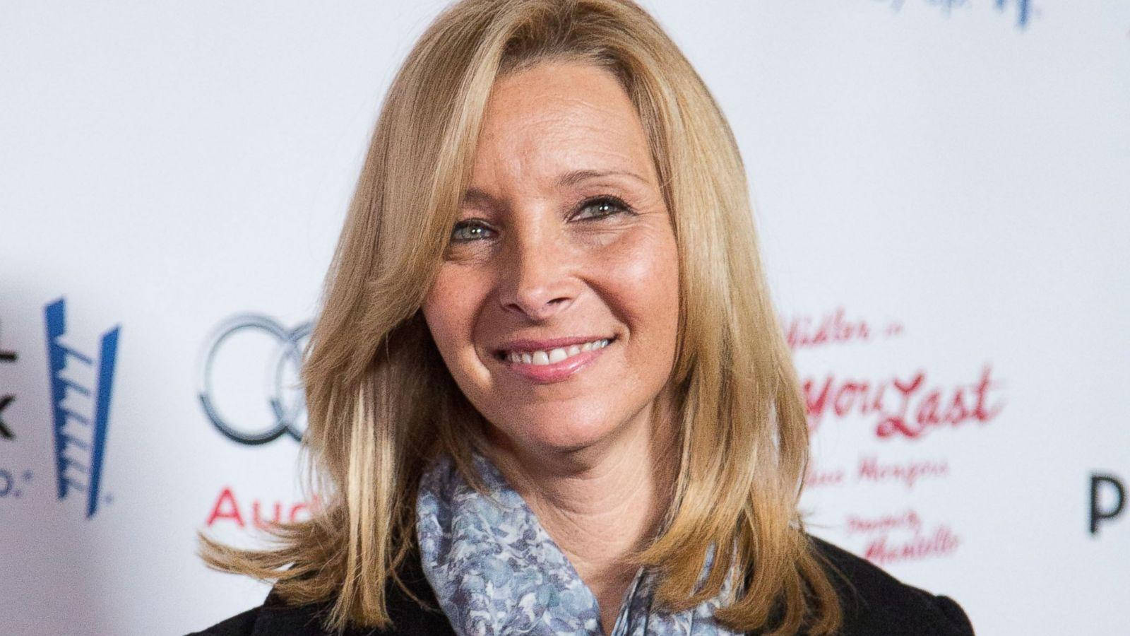 Lisa Kudrow, blonde hair, floral scarf, HD Desktop Wallpaper