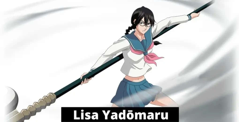 Lisa Yadomaru, school uniform, large sword, SD Desktop Wallpaper
