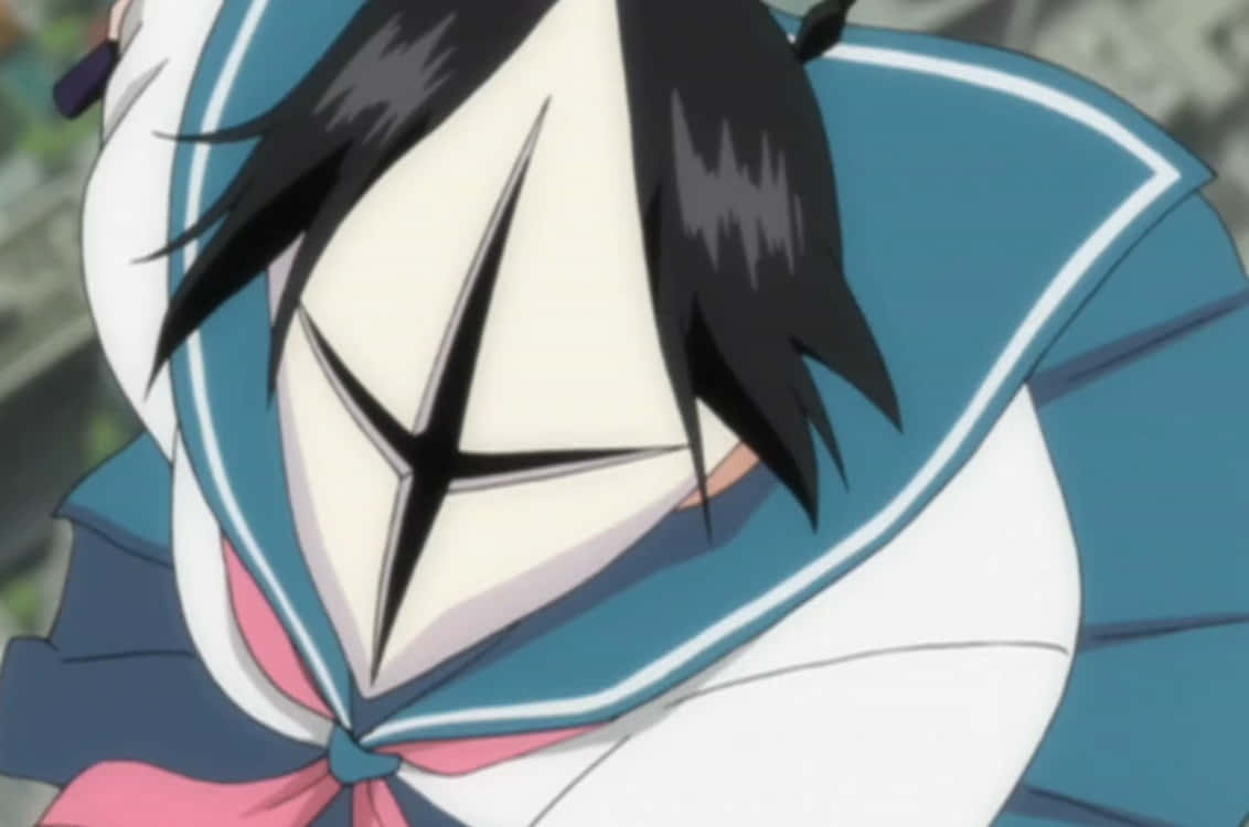 Lisa Yadomaru, white mask, black hair, SD Desktop Wallpaper