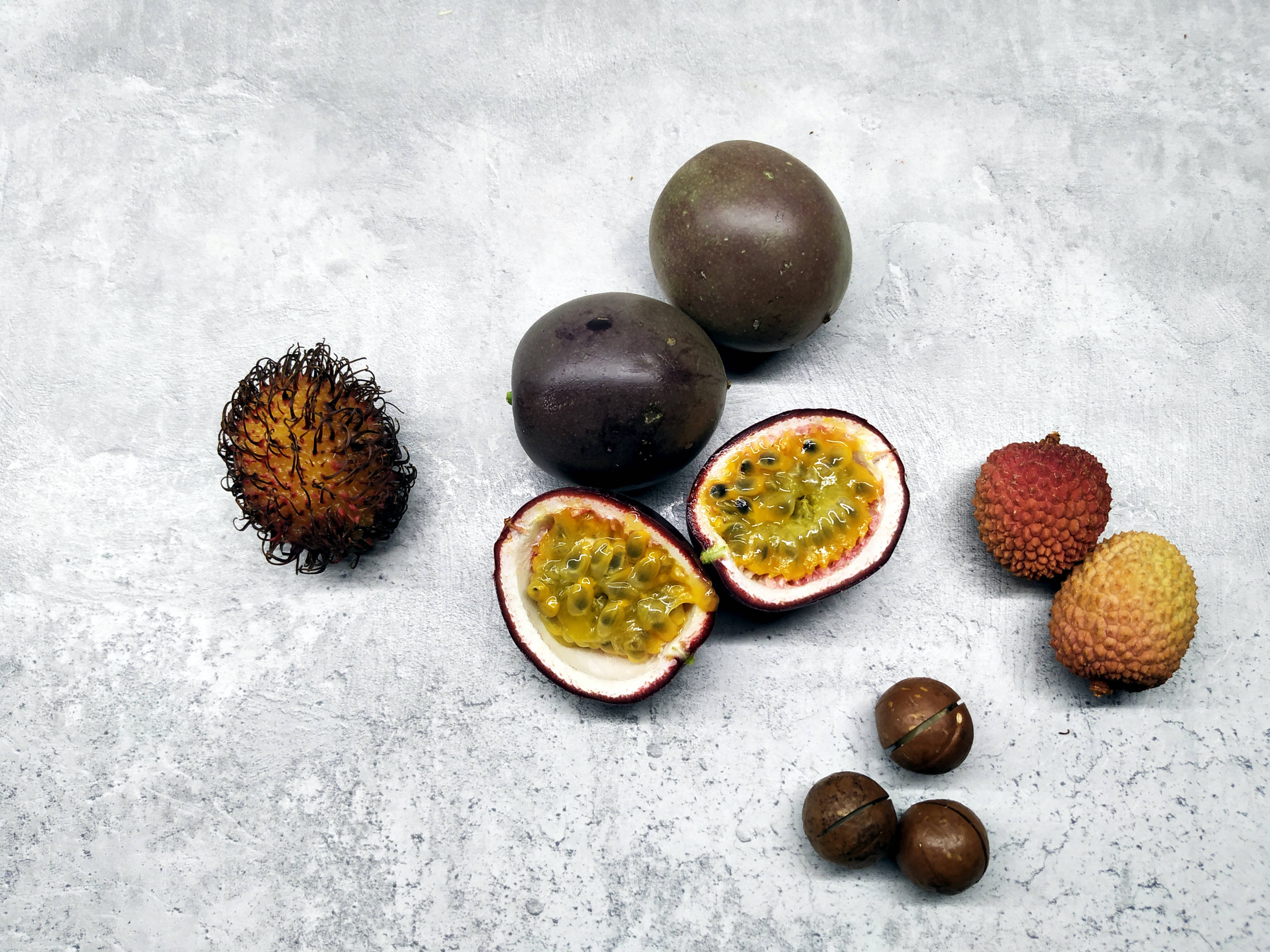 brown litchi, rambutan, lychee, 4K Desktop Wallpaper
