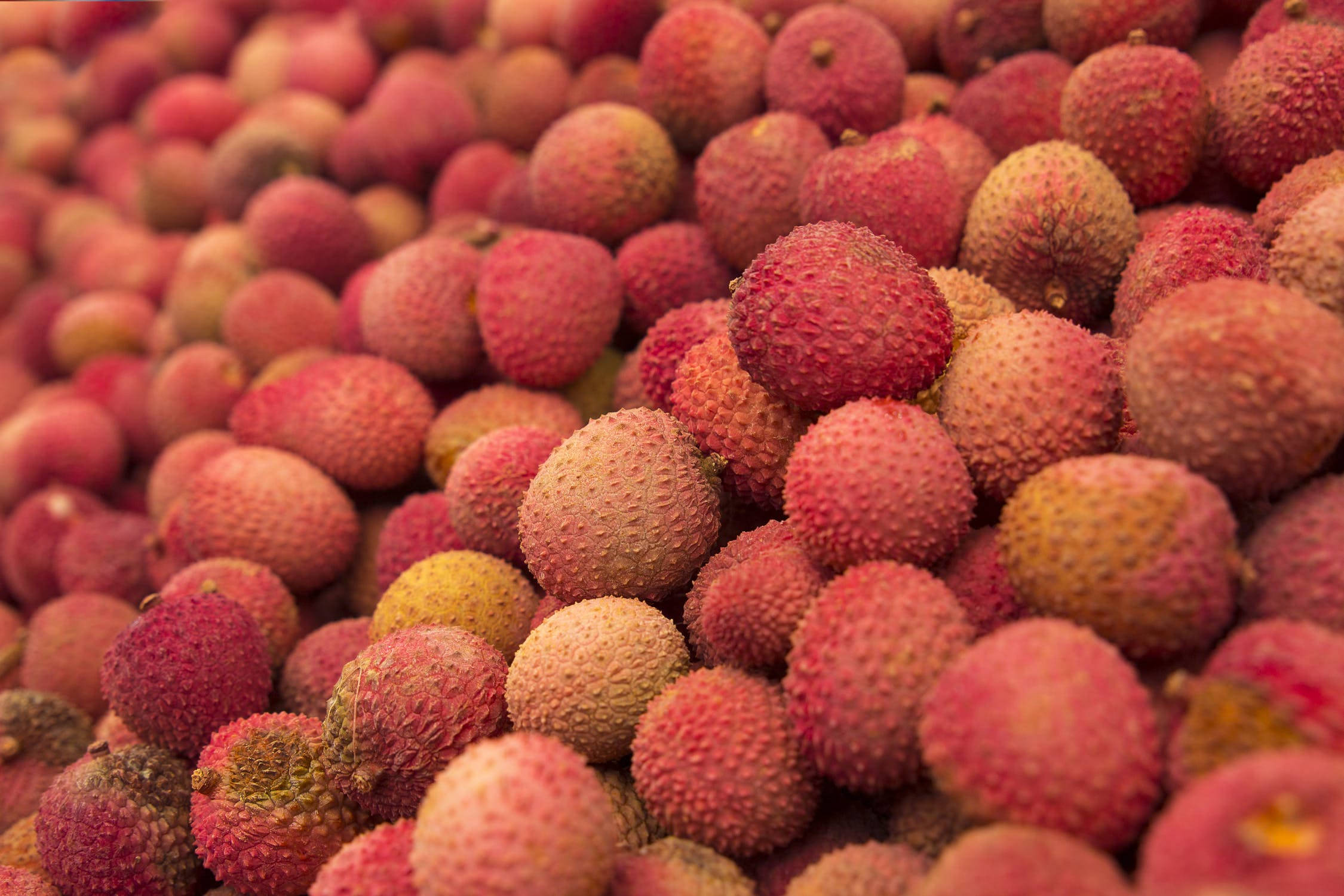 Litchi, pink, red, Full HD Desktop Wallpaper