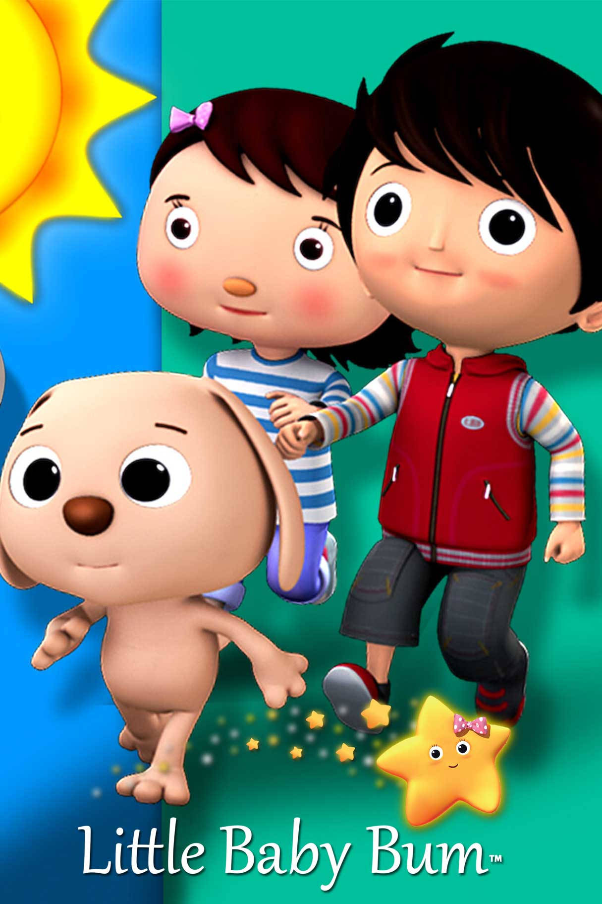 Little Baby Bum, cartoon kids, puppy, HD Phone Wallpaper